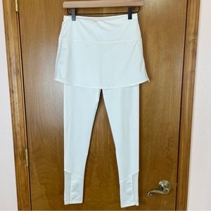 Lucky In Love Tennis Skirt with Leggings Size Small White